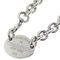 Return Toe Oval Tag Necklace in Silver from Tiffany & Co. 1