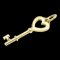 TIFFANY Heart Key Yellow Gold [18K] No Stone Hommes, Femmes Mode Pendentif Collier [Or] 1