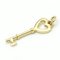 TIFFANY Heart Key Yellow Gold [18K] No Stone Hommes, Femmes Mode Pendentif Collier [Or] 2