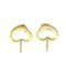 Aretes Tiffany de oro amarillo [18 k] con corazón abierto. Juego de 2, Imagen 6
