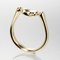 TIFFANY Bean Ring Size 9.5 4.15g K18 YG Yellow Gold &Co. 4