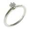 Anello solitario in platino e diamanti di Tiffany & Co., Immagine 1