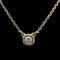 TIFFANY & Co. collar de diamantes visor yard K18YG oro amarillo 750 2.3g D0.08ct joyería mujer hombre, Imagen 1