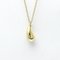 TIFFANY Teardrop Yellow Gold [18K] No Stone Hommes, Femmes Mode Pendentif Collier [Or] 6