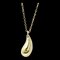 TIFFANY Teardrop Yellow Gold [18K] No Stone Men,Women Fashion Pendant Necklace [Gold] 1