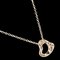 TIFFANY&Co. Open Heart 7mm Necklace K18 PG Pink Gold Approx. 1.55g I112223147 1