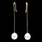 Tiffany By The Yard Drop Pearl Earrings Freshwater Pearl Yellow Gold Bf561910, Set of 2 1