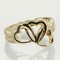 TIFFANY&Co. Triple Heart No. 11 Ring 4.71g K18YG Yellow Gold, Image 6