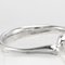 Ring mit offenem Herz aus Platin & Diamant von Tiffany & Co. 5