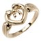 Heart Ribbon Ring in Yellow Gold from Tiffany & Co. 1