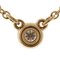 Patio de visera TIFFANY alrededor de 0.03ct collar de oro rosa de 18 quilates K18 con diamantes para damas & Co., Imagen 3