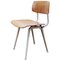 Silla Revolt vintage de metal y madera de Friso Kramer para Ahrend de Cirkel, Imagen 6