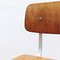Silla Revolt vintage de metal y madera de Friso Kramer para Ahrend de Cirkel, Imagen 3