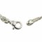 Bracelet TIFFANY Double Heart Rope Chain Argent 925 K18 Gold 0212&Co. 5J0212EHG5 5