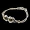 TIFFANY Double Heart Rope Chain Silver 925 K18 Gold Bracelet 0212&Co. 5J0212EHG5 1