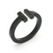 T Square Ring in BlackStainless Steel from Tiffany & Co., Image 1