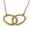 TIFFANY Double Loop Necklace 18K Yellow Gold Women's &Co. 3