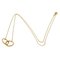 TIFFANY Double Loop Necklace 18K Yellow Gold Women's &Co. 9