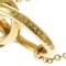 TIFFANY Double Loop Necklace 18K Yellow Gold Women's &Co. 8