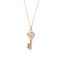 Vintage Oval Key Mini Pink Gold Pendant Necklace from Tiffany & Co. 2