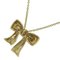 TIFFANY&Co. Ribbon Necklace K18 Yellow Gold Approx. 4.1g ribbon Women's I220823095 3