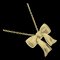 TIFFANY&Co. Ribbon Necklace K18 Yellow Gold Approx. 4.1g ribbon Women's I220823095 1