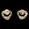 Tiffany&Co. Open Heart Earrings K18 Yg Yellow Gold Approx. 2.5G I112223158, Set of 2 1