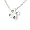 TIFFANY Pendant Necklace Bezel Set Pt.950 Diamond 41cm A-152809 5