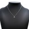 TIFFANY Platinum 950 Diamond Women's Necklace [Silver] 2