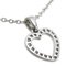 TIFFANY Platinum 950 Diamond Women's Necklace [Silver] 3