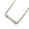Platinum Fleur De Lis Stem Diamond Necklace from Tiffany & Co. 1