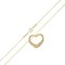 Halskette mit offenem Herz in Gold von Tiffany & Co. 1