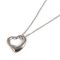 Platinum Open Heart Diamond Necklace from Tiffany & Co. 3