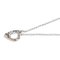 Collar de diamantes en forma de corazón abierto de platino de Tiffany & Co., Imagen 2
