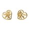 Yellow Gold Heart Leaf Earrings from Tiffany & Co., Set of 2, Image 1