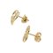 Yellow Gold Heart Leaf Earrings from Tiffany & Co., Set of 2 2