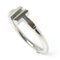 T White Gold T Wire Ring from Tiffany & Co. 2