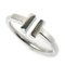 T White Gold T Wire Ring from Tiffany & Co. 1
