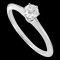 TIFFANY&Co Diamond 0.25ct Solitaire Ring Pt950 #10 1