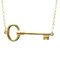 Collier clé ovale TIFFANY en or jaune [18K] sans pierre hommes, femmes collier pendentif mode [or] 2