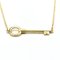 TIFFANY Oval Key Necklace Yellow Gold [18K] No Stone Men,Women Fashion Pendant Necklace [Gold] 5