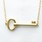 TIFFANY Oval Key Necklace Yellow Gold [18K] No Stone Men,Women Fashion Pendant Necklace [Gold] 6