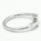 TIFFANY T Wire Ring White Gold [18K] Fashion No Stone Band Ring Silver 5