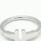 TIFFANY T Wire Ring White Gold [18K] Fashion No Stone Band Ring Silver 6