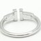 TIFFANY T Wire Ring White Gold [18K] Fashion No Stone Band Ring Silver 8