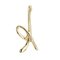 TIFFANY&Co. Letter k brooch initial K18 YG yellow gold approximately 5.44g, Image 2