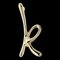 TIFFANY&Co. Letter k brooch initial K18 YG yellow gold approximately 5.44g 1