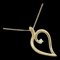 TIFFANY&Co. Leaf Heart Necklace K18 Yellow Gold x Diamond Approx. 4.0g Women's I222323008 1
