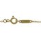 TIFFANY&Co. Dots Heart Necklace 18K K18 Yellow Gold Diamond Women's 7