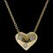 TIFFANY&Co. Dots Heart Necklace 18K K18 Yellow Gold Diamond Women's 1